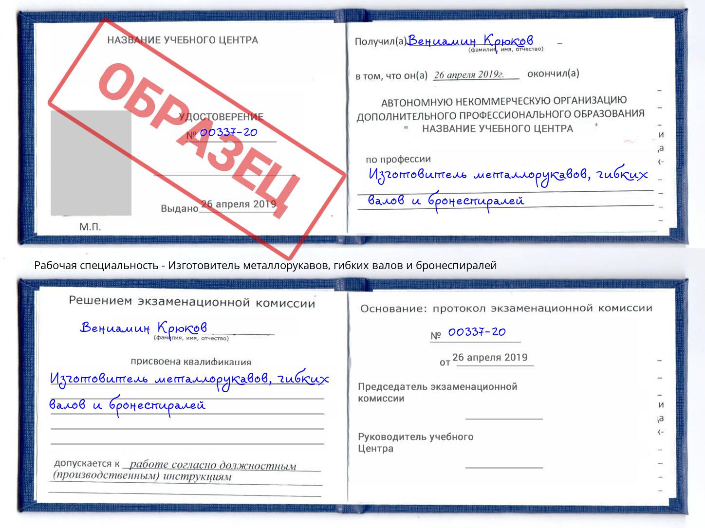 Изготовитель металлорукавов, гибких валов и бронеспиралей Сибай